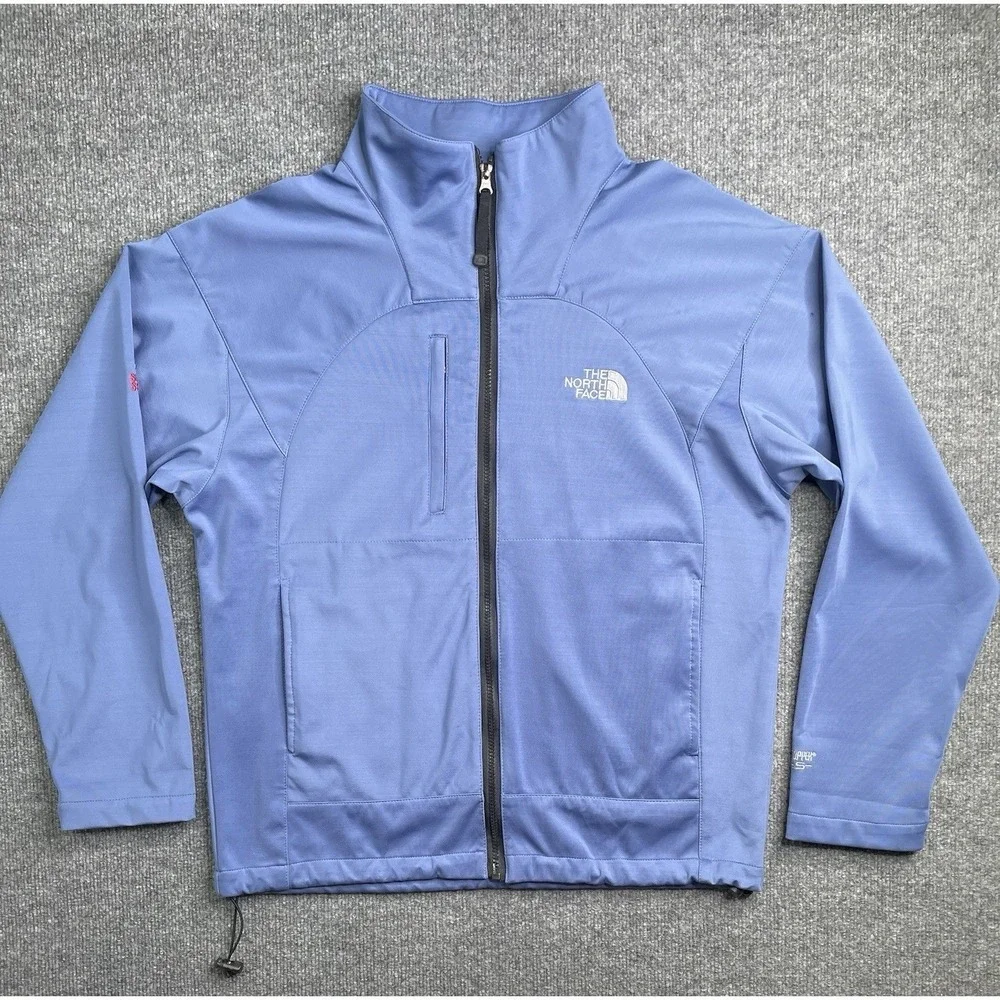 The North Face Jacket Mens L Blue Summit Series Windstopper N2S Softshell Zip